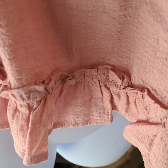 Peach Ruffle-Hem Spaghetti Strap Cami - Picture 9 of 10